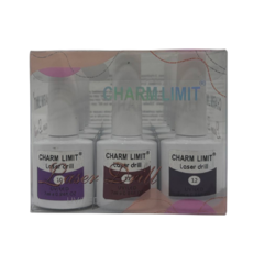 ESMALTES LASER DRILL 7ML CHARM LIMIT 12 UNIDADES