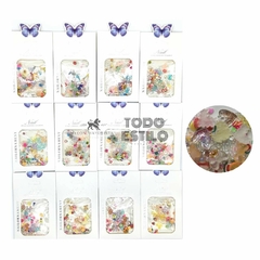 PACK DE 12 DECO MIXTO CON STRASS AURORA GT-008