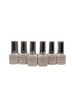 BASE RUBBER 10ML COLORES SURTIDOS CHARM LIMIT POR 14 UNIDADES CY6007 - comprar online