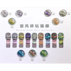 CHARM LIMIT ESMALTES OJO DE GATO CYCLONE DRILL X12U SAR-116 en internet