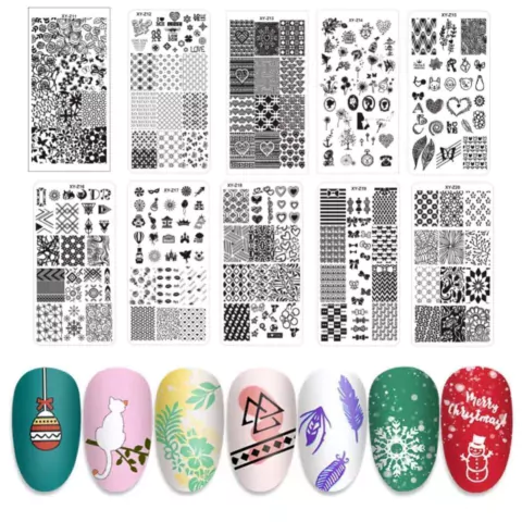 B215 PLACA METAL CHICA 5X11CM SURTIDO ZMA-2550