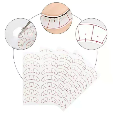 G321 PARCHES ADHESIVOS EXTENSIONES DE PESTAÑAS 10PCS XY-1104