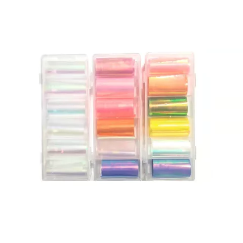 A216 PAPEL FOIL CHICO AURORA CON CAJITA 6PCS LS-2603