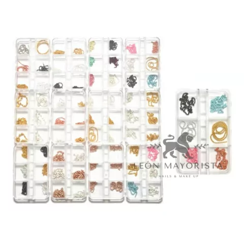 A320 DECO CADENA EN CAJITA 6PCS SURTIDO GH-672