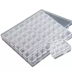 SET ORGANIZADOR PARA STRASS/DECO V13 TRANSPARENTE JH-122 - comprar online