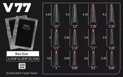 SET 120PCS CAPSULAS PARA POLYGEL V77 JH-184 - comprar online