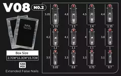 C216 SET 120PCS CAPSULAS PARA POLYGEL V08 JH-186 - comprar online