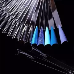 SET DE 50PCS UÑERO MUESTRARIO V15 TRANSPARENTE JH-200 - comprar online