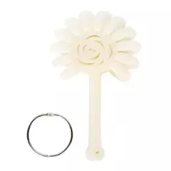 C113 SET DE 12PCS UÑERO MUESTRARIO FLOR K35 NATURAL JH-201 - comprar online