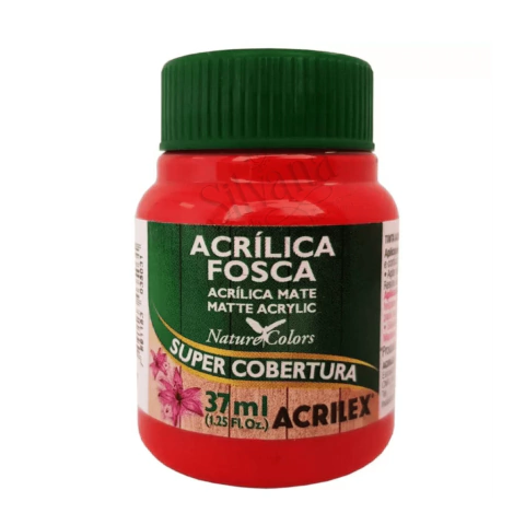 Tinta Acrílica Fosca - 507 Vermelho Fogo