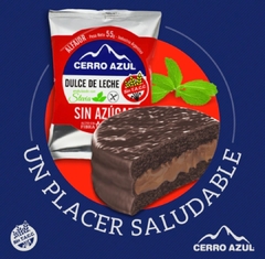 Alfajor de dulce de leche sin azúcar- Cerro Azul - comprar online