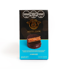 Caja de Alfajores Premium Negro X 6