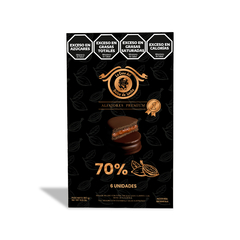 Caja de Alfajores Premium 70% Black X 6