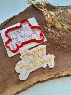 Cortante happy birthday - comprar online