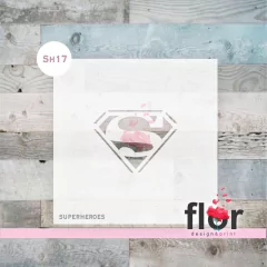 Stencil Logo de Superman SH17