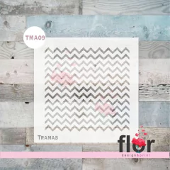 Stencil chevron fino TMA09