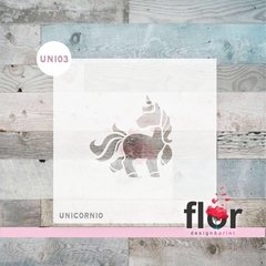 Stencil Pony Unicornio UNI03