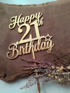 Topper happy birthday 21