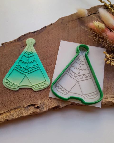 Cortante Carpa relieve