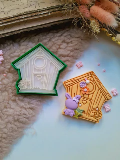 Cortante Casita con flores - comprar online