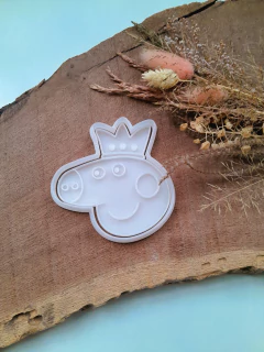 Cortante Peppa pig princesa