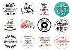 12 Toppers Amistad Chocotransfer