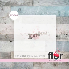 Stencil HotWheels + Cortante HOT66