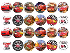 24 TOPPERS OREO CARS CHOCOTRANSFER