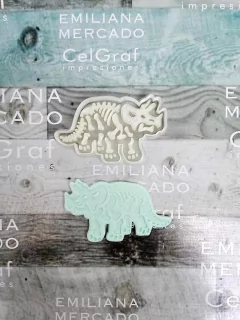 Cortante dinosaurio Triceratops