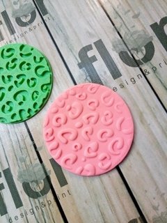 Sello Textura Piel Leopardo