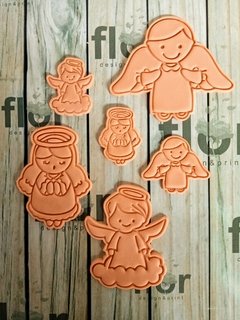 Set 6 angelitos grandes y chicos - comprar online