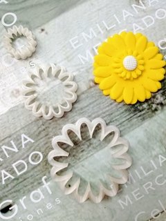 Set 3 Cortantes Flor Gerbera/Girasol/Margarita - comprar online