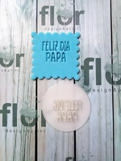 Sello Feliz día Papá simple - comprar online