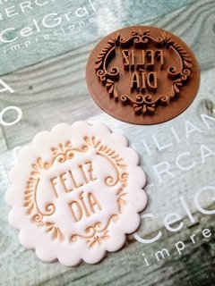 Sello Feliz día arabescos