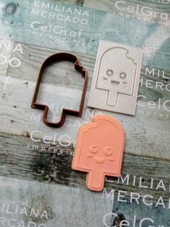 Cortante + sello Helado mordido