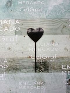 Topper Corazón chico