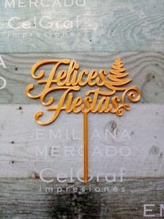 Topper Felices Fiestas Pino