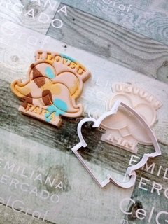 Cortante I Love U Papá - comprar online