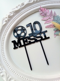 Topper Messi Pelota 10