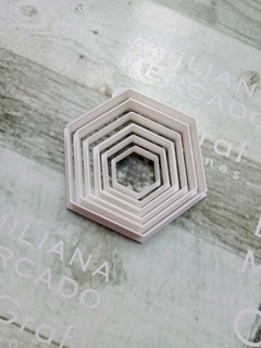 Set 6 cortantes hexagonales