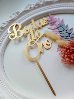 Topper bodas de oro