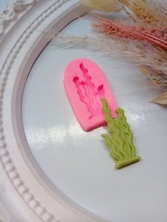 Molde de silicona mini alga mar