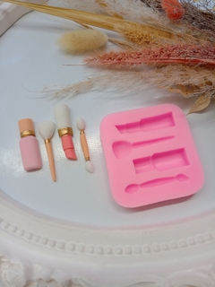 Molde de silicona maquillaje y esmalte - comprar online