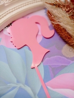 Topper silueta Barbie pleno