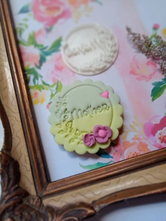 Sello "Mother" corona hojas - comprar online