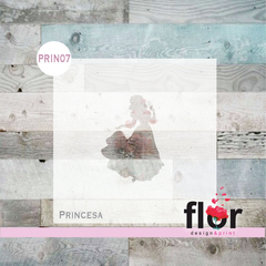 Stencil Princesa PRIN07