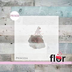 Stencil Princesa PRIN08
