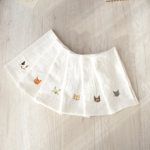 Servilletas Gatitos - Set x 6 Blanco