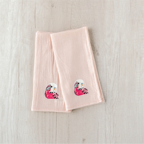 Servilletas Parrot - Rosa Set x 2