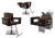 Kit Salão de Beleza 1 Cadeira Fixa + 1 Reclinável Quadrada + 1 Lavatório Base Inox Moderna Inox - loja online